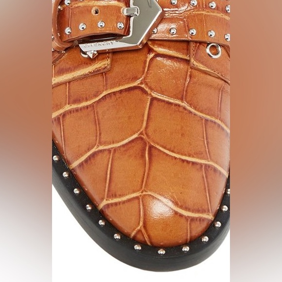 Givenchy Croc Leather Studded Boots - Picture 3 of 8